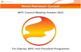 WPC Council Meeting October 2012
