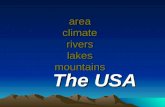 area climate rivers lakes mountains