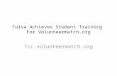 Tulsa Achieves Student Training  For Volunteermatch