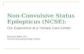 Non-Convulsive Status Epilepticus (NCSE):