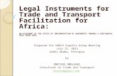 Legal Instruments for Trade and Transport Facilitation for Africa :