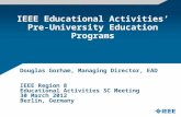 IEEE Educational Activities’ Pre-University Education Programs