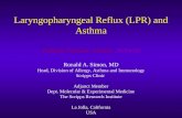Laryngopharyngeal Reflux (LPR) and Asthma