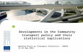 Developments in the Community transport policy and their statistical implications