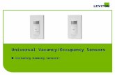 Universal  Vacancy/Occupancy Sensors
