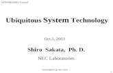Ubiquitous  System  Technology