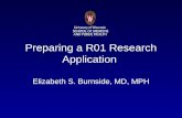 Preparing a R01 Research Application
