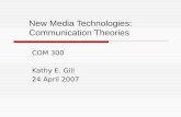 New Media Technologies: Communication Theories