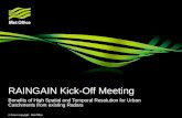 RAINGAIN Kick-Off Meeting