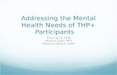 Addressing the Mental Health Needs of THP+ Participants