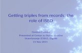 Getting triples from records: the role of ISBD