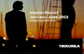 Interim Report  January–June  2013 Investor presentation