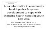 Prof.  Masami MATSUDA ,  Dr.H . Sc. , Prof. of  P ublic Health, Dep. of Health Nutrition,