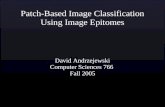 Patch-Based Image Classification Using Image Epitomes
