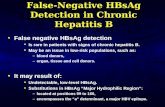 False-Negative HBsAg Detection in Chronic Hepatitis B