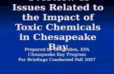 Overview of Issues Related to the Impact of Toxic Chemicals in Chesapeake Bay