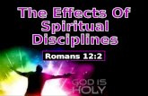 The Effects Of Spiritual Disciplines