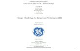 Google Mobile App for Compressor Performance (GE)