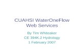 CUAHSI WaterOneFlow Web Services