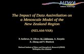 The Impact of Data Assimilation on  a Mesoscale Model of the  New Zealand Region (NZLAM-VAR)