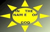 IN    THE   NAM E    OF       GOD