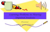 Learning Problems in Hearing Impaired Students