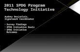 2011 SPDG  Program   Technology Initiative