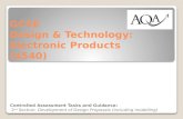 GCSE  Design  & Technology: Electronic Products  (4540)