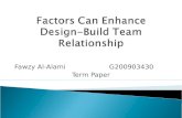Factors Can Enhance Design-Build Team Relationship