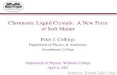 Chromonic Liquid Crystals:  A New Form of Soft Matter