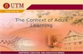 The Context of Adult Learning
