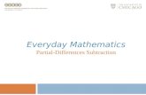 Everyday Mathematics Partial-Differences Subtraction