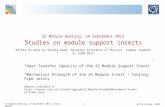“Heat  Transfer Capacity of the  2S  Module Support  Insert”