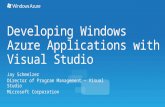 Developing Windows Azure Applications with Visual Studio