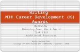 Writing  NIH Career Development (K) Awards