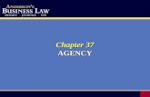 Chapter 37 AGENCY