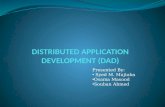DISTRIBUTED APPLICATION DEVELOPMENT (DAD)
