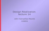 Design Realization  lecture 14