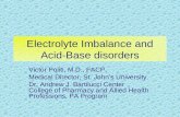 Electrolyte Imbalance and Acid-Base disorders