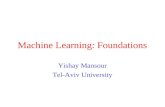 Machine Learning : Foundations