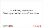 UH Dining Services Strategic Initiatives Overview