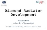 Diamond Radiator Development