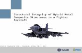 Structural Integrity of Hybrid Metal Composite Structures in a Fighter Aircraft