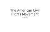 The American Civil Rights Movement