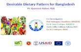 Desirable Dietary Pattern for Bangladesh