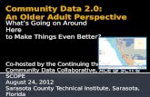 Community Data 2.0:   An Older Adult Perspective