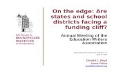 On the edge: Are states and school districts facing a funding cliff?