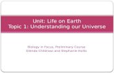 Unit: Life on Earth Topic 1:  Understanding our Universe