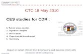 Report on behalf of CLIC Civil Engineering and Services (CES) WG