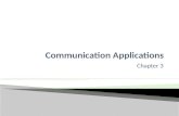 Communication Applications